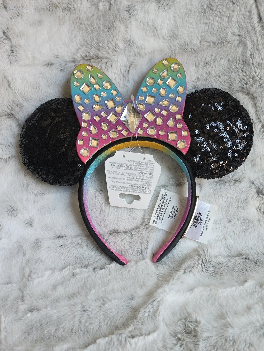 Minnie Mouse Ear Headband for Adults – Disneyland Resort 70th Anniversary
